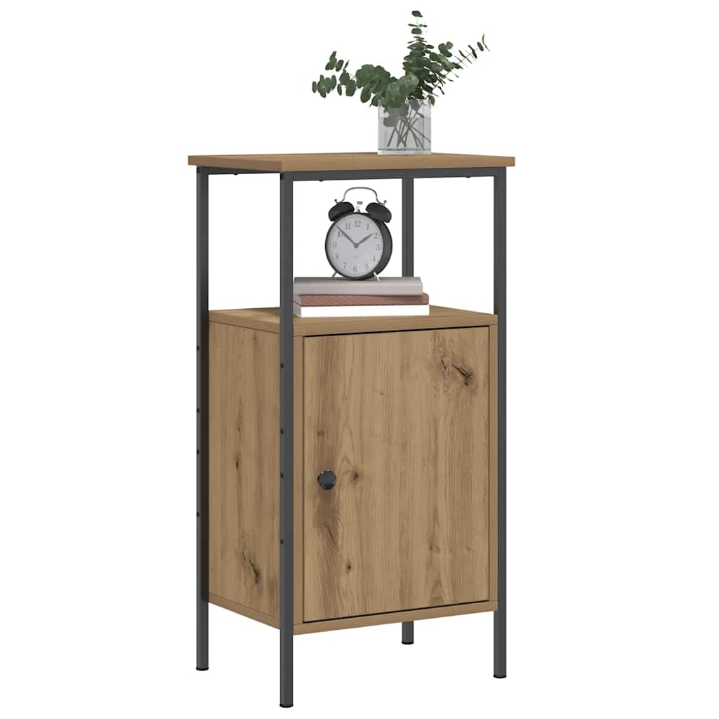 Bedside Cabinets 2 pcs Artisan Oak 41x31x80 cm Engineered Wood