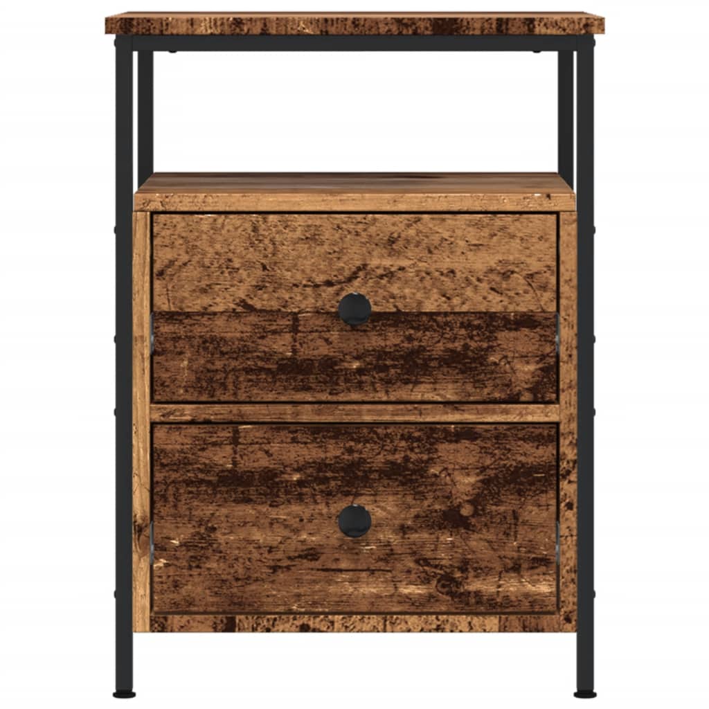 Bedside Cabinet Old Wood 44x45x60 cm Engineered Wood