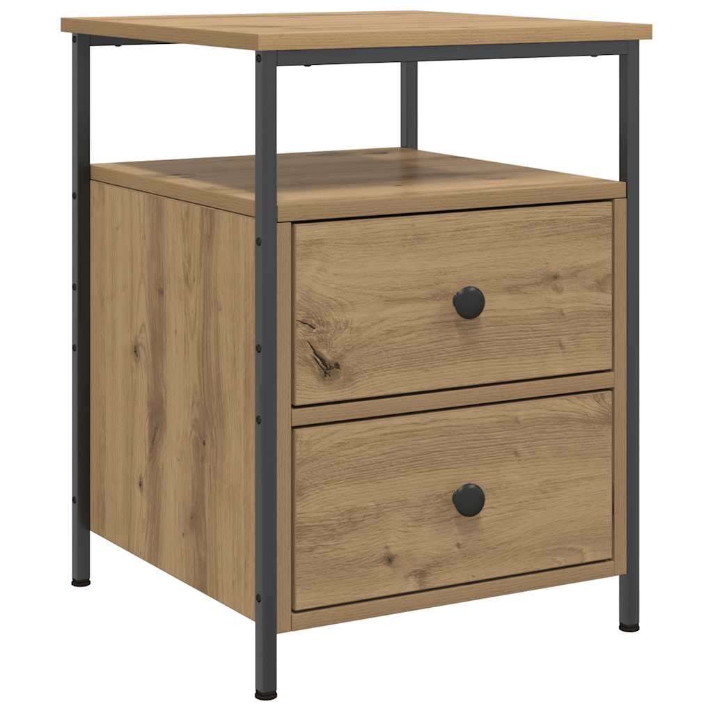 Bedside Cabinets 2 pcs Artisan Oak 44x45x60 cm Engineered Wood
