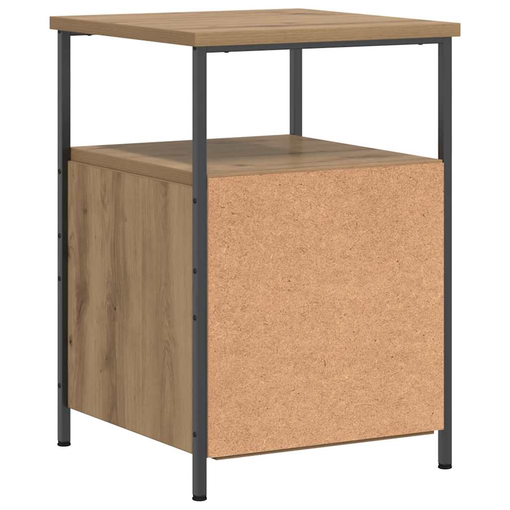 Bedside Cabinet Artisan Oak 34x35.5x50 cm Engineered Wood