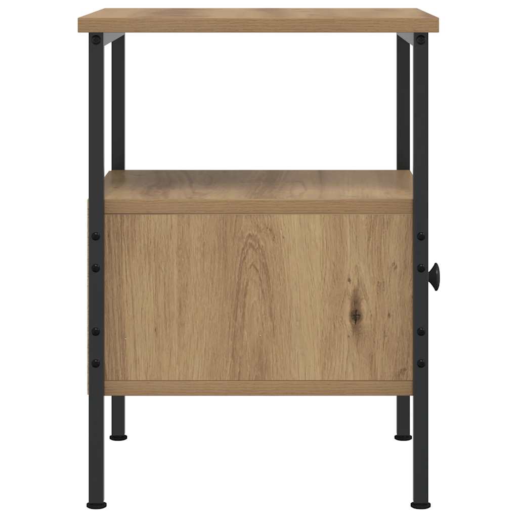 Bedside Cabinet Artisan Oak 34x36x50 cm Engineered Wood