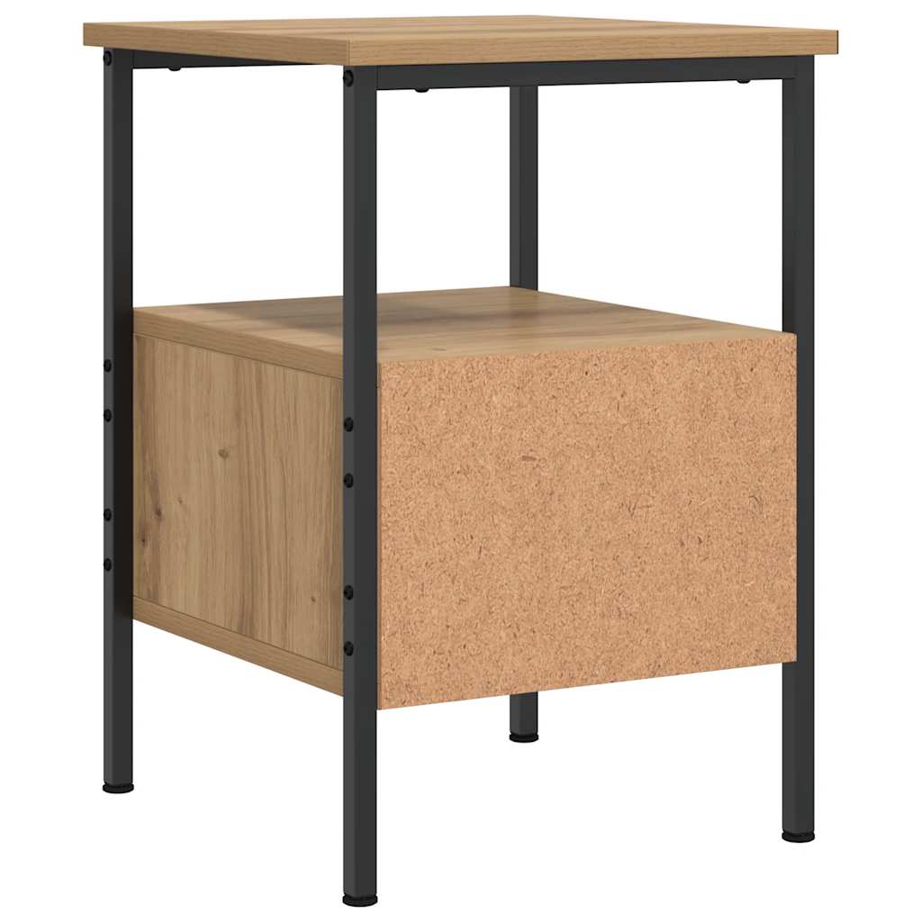 Bedside Cabinets 2 pcs Artisan Oak 34x36x50 cm Engineered Wood