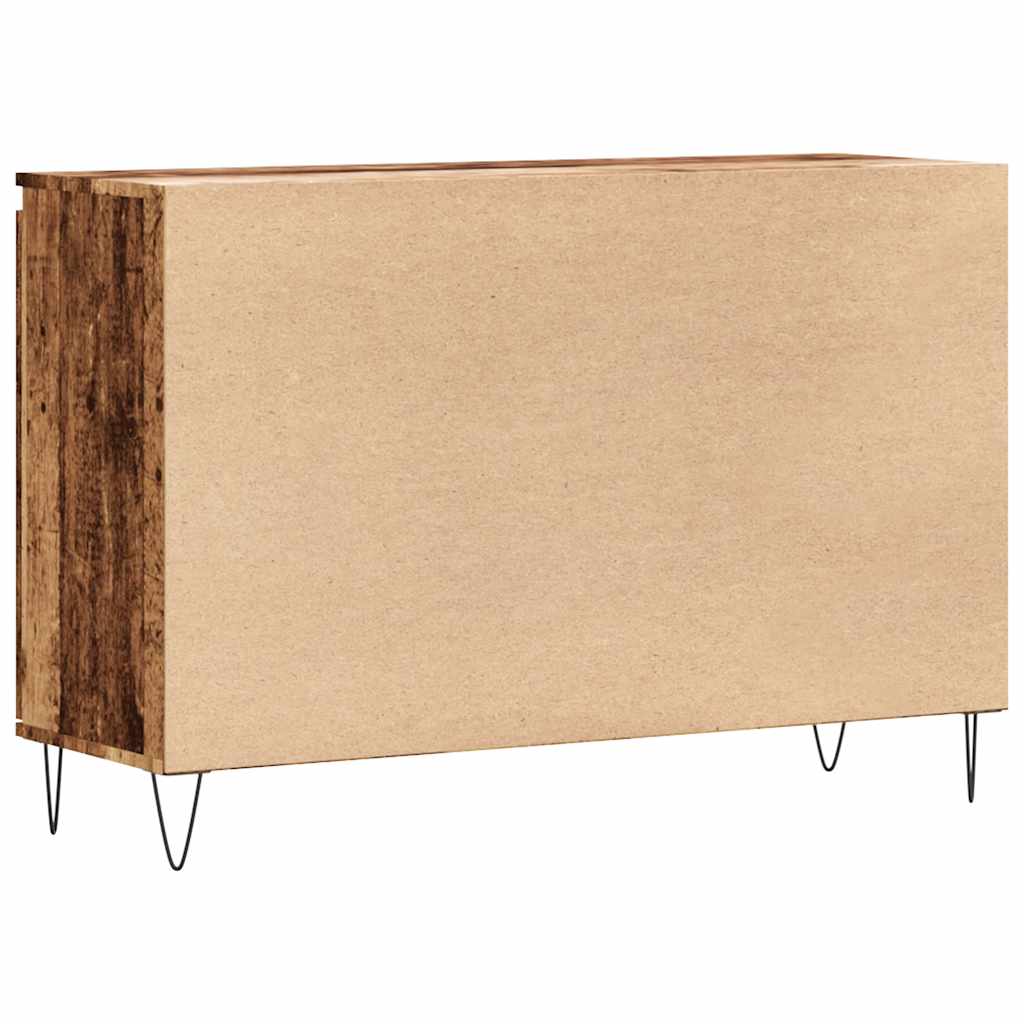 Sideboard Old Wood 101.5x35x70 cm Engineered Wood