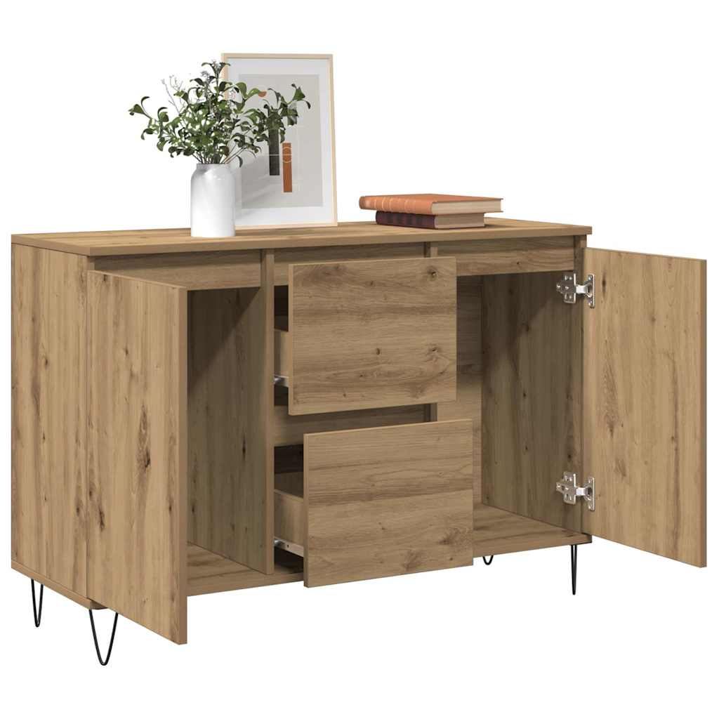 Sideboard Artisan Oak 101.5x35x70 cm Engineered Wood