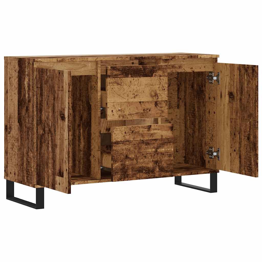 Sideboard Old Wood 101.5x35x70 cm Engineered Wood