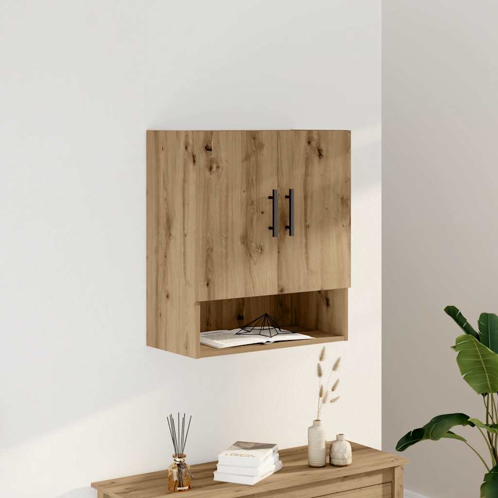 Wall Cabinet Artisan oak 60x31x70 cm Engineered Wood