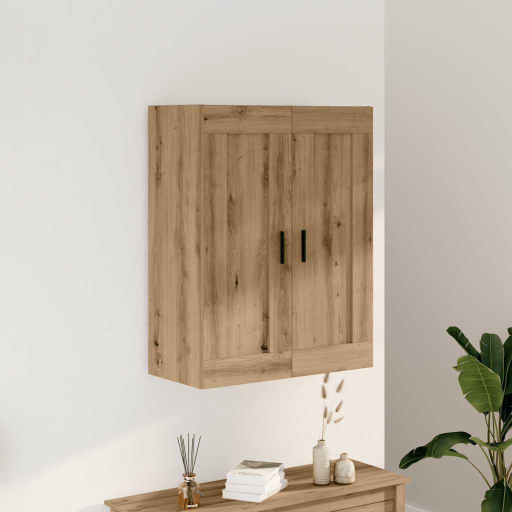 Wall Mounted Cabinet Artisian Oak 69.5x34x90 cm Engineered Wood