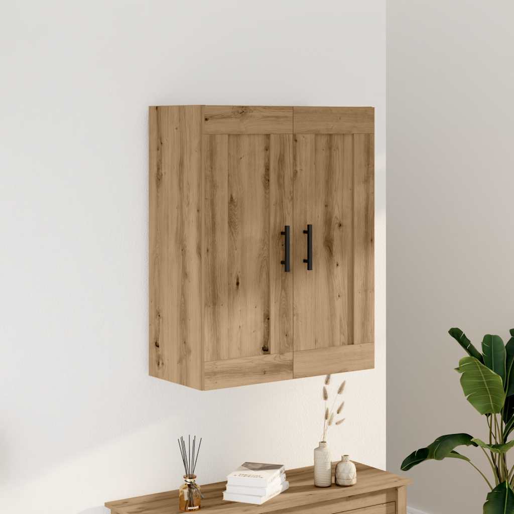 Wall Mounted Cabinet Artisian Oak 69.5x34x90 cm Engineered Wood
