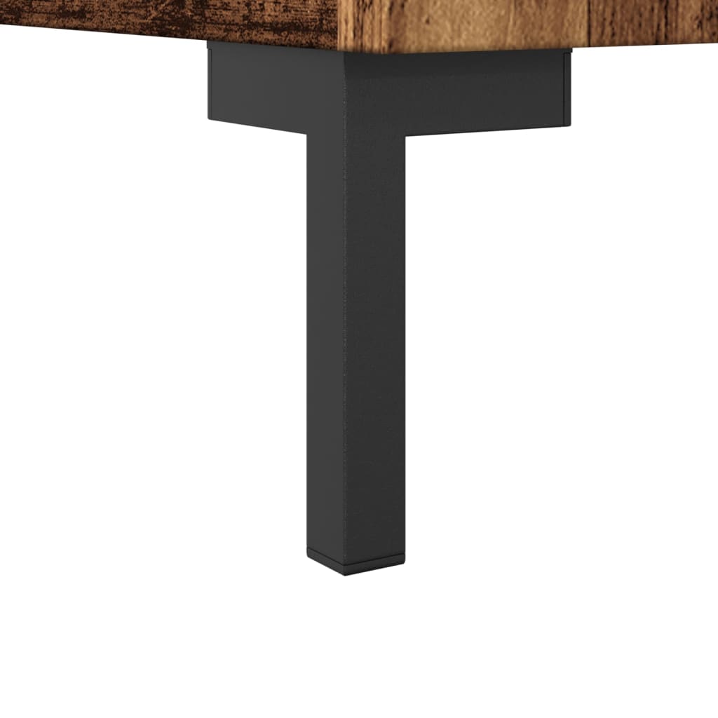 Sideboard Old Wood 90x34x80 cm Engineered Wood