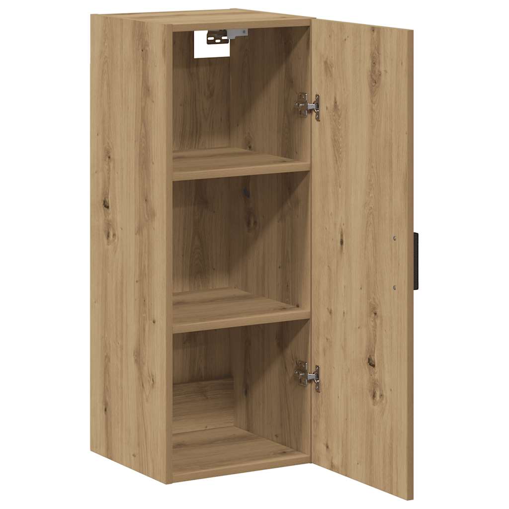 Wall Mounted Cabinet Artisian Oak 34.5x34x90 cm Engineered Wood