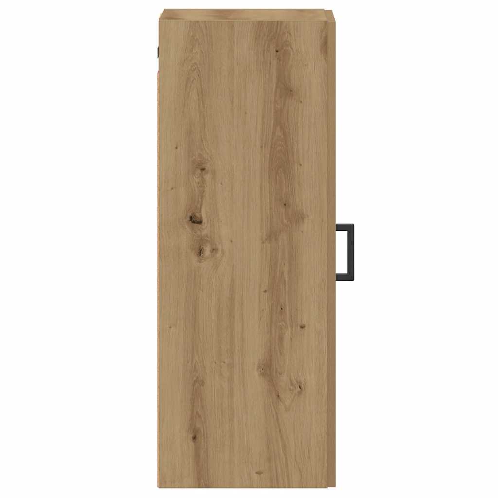 Wall Mounted Cabinet Artisian Oak 34.5x34x90 cm Engineered Wood