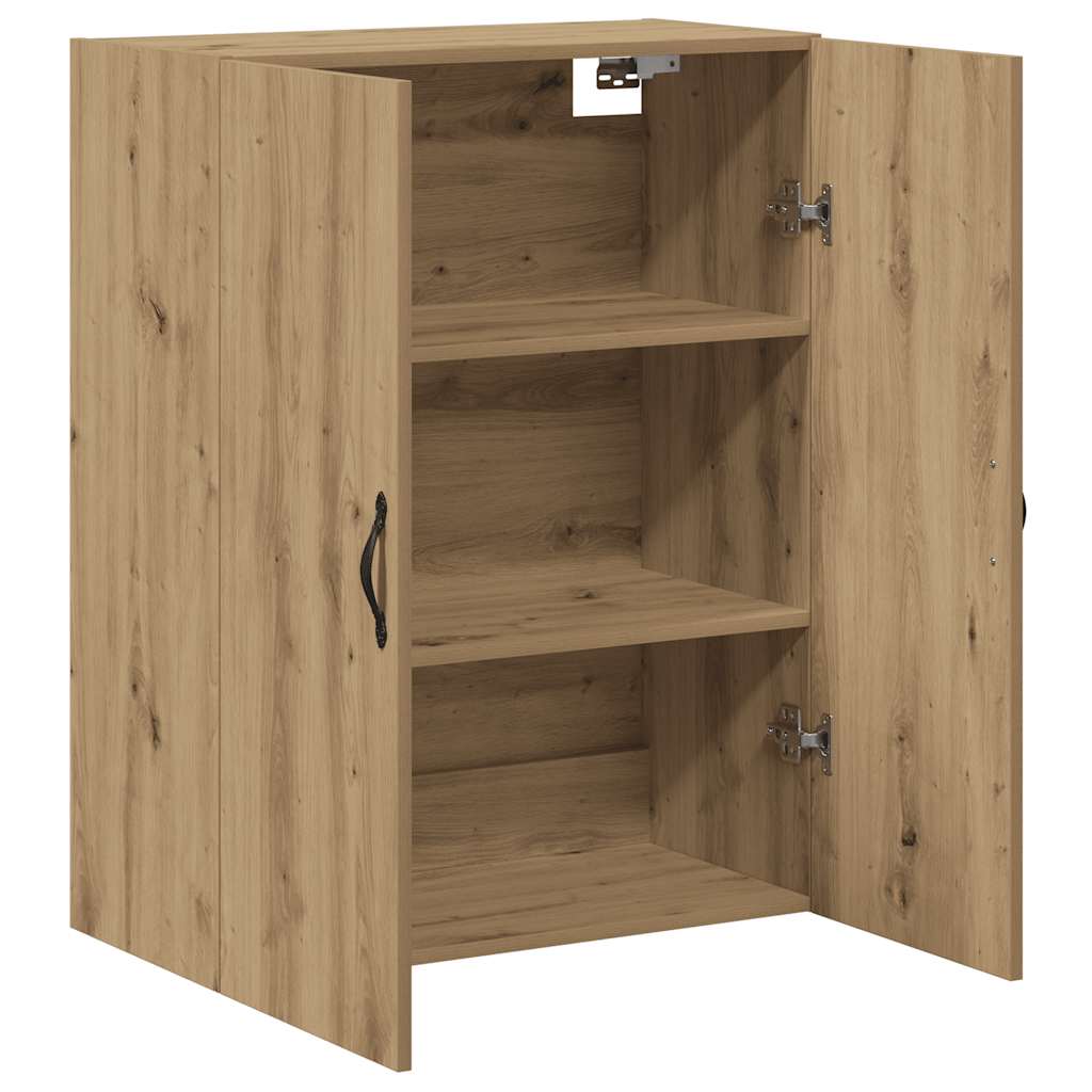 Wall Mounted Cabinet Artisan Oak 69.5x34x90 cm Engineered Wood