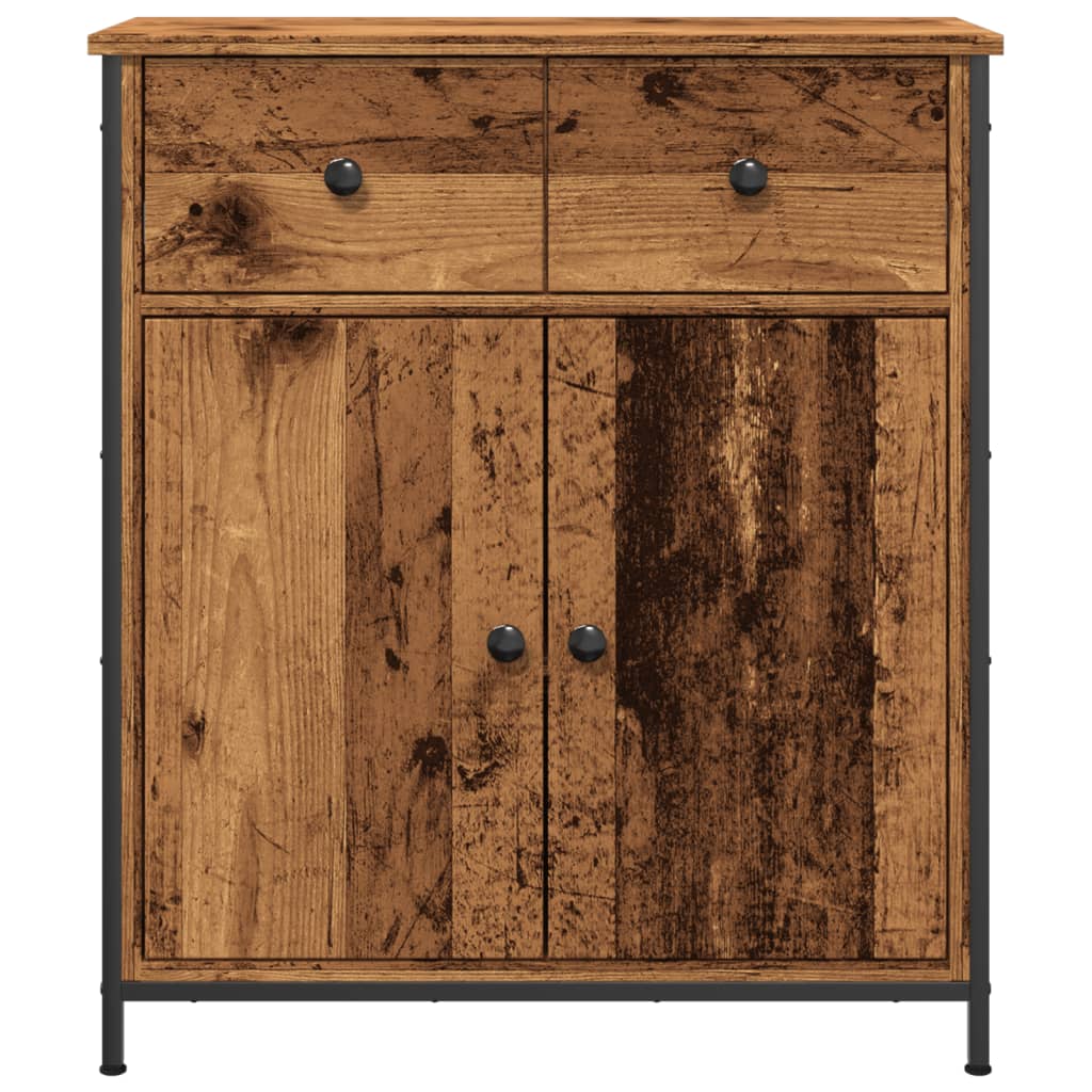 Sideboard Old Wood 70x30x80 cm Engineered Wood