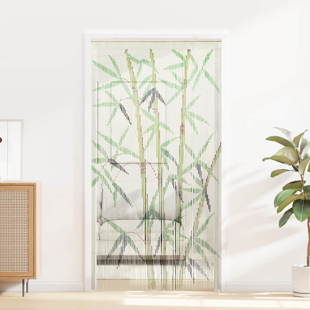 Insect Door Curtain Bamboo Print 100x200 cm Bamboo