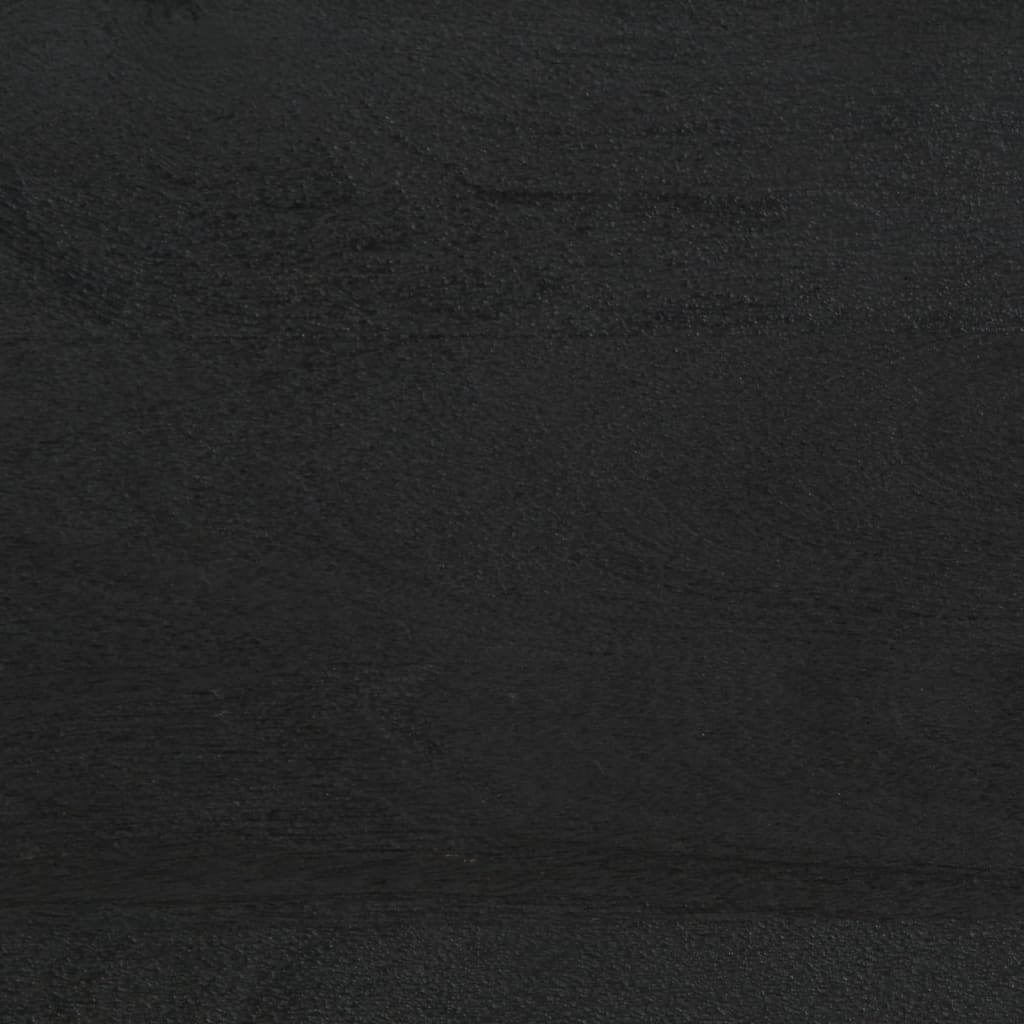 Bedside Cabinet Black 40x33x46 cm Solid Wood Mango