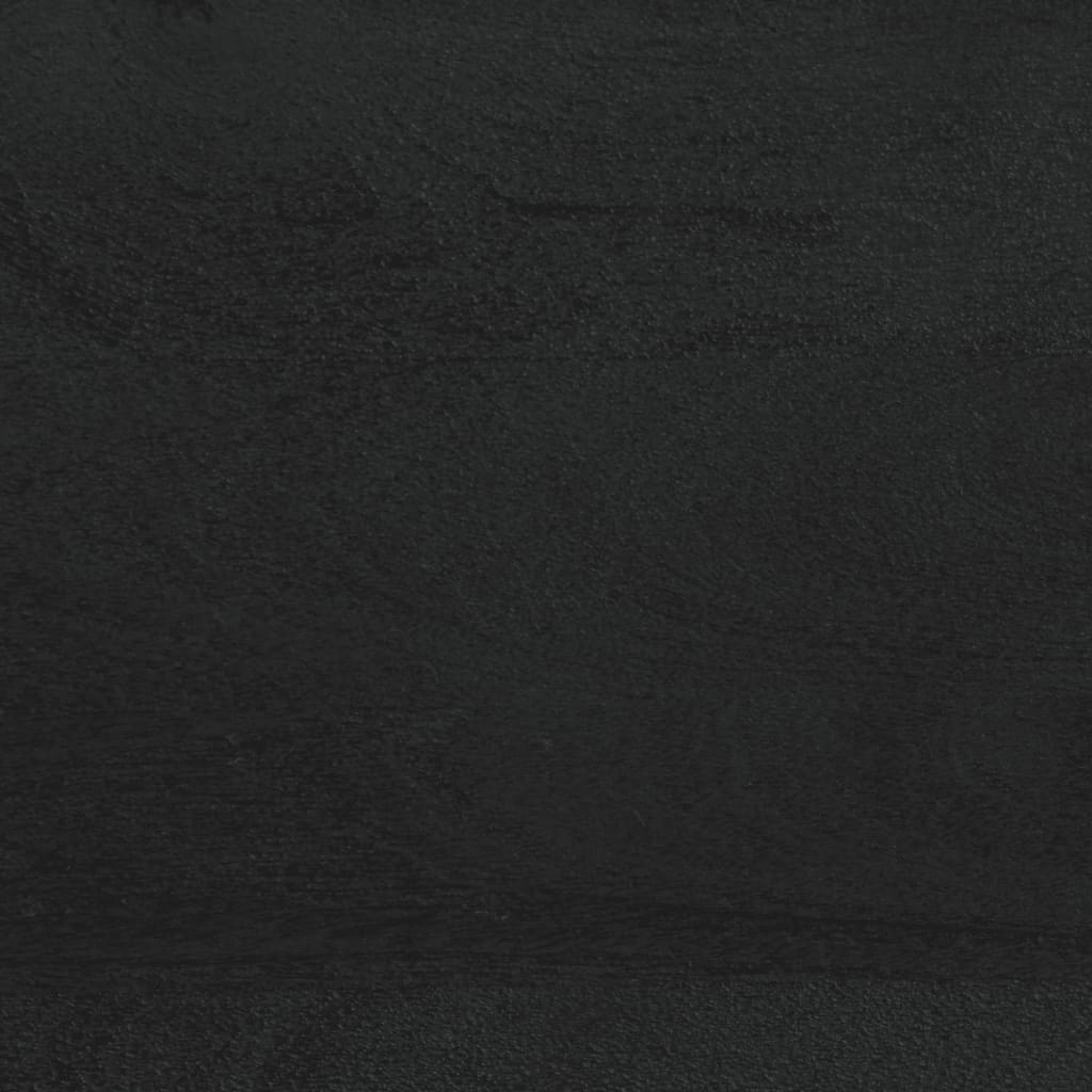 Bedside Cabinet 2 pcs Black 40x33x46 cm Solid Wood Mango