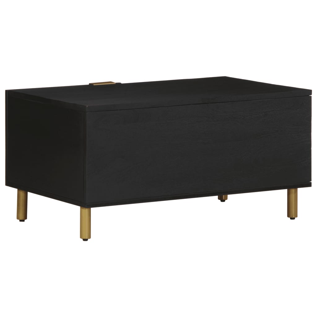 Coffee Table Black 80x50x40 cm Engineered Wood