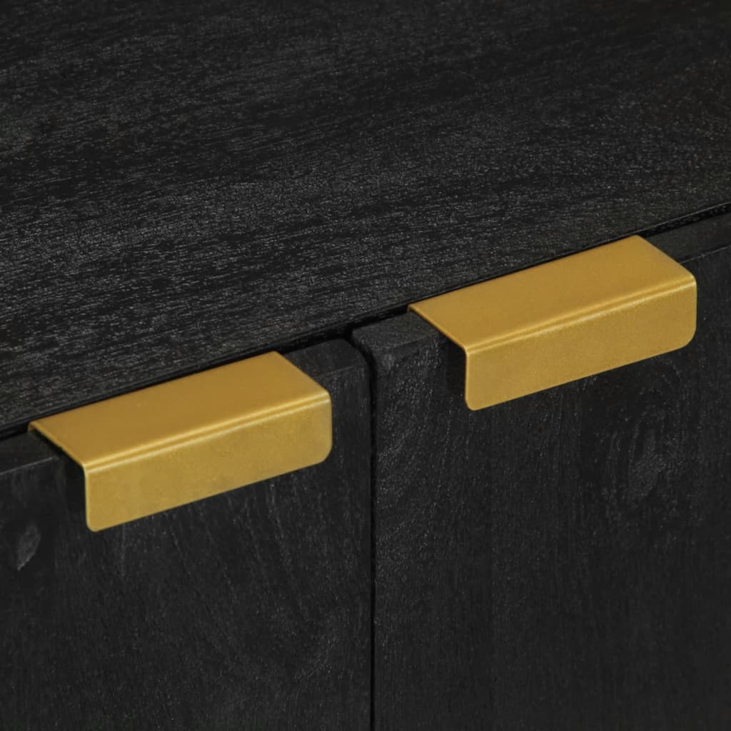 Bathroom Sink Cabinet Black 62x33x58 cm Engineered Wood