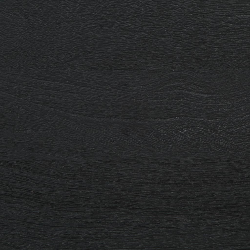 Bathroom Cabinet Black 38x33x160 cm Solid Wood Mango