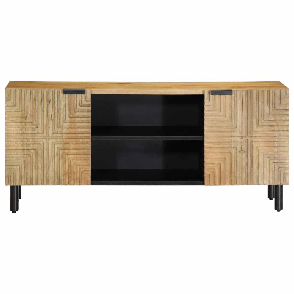 TV Cabinet Brown 105x33x46 cm Solid Wood Mango