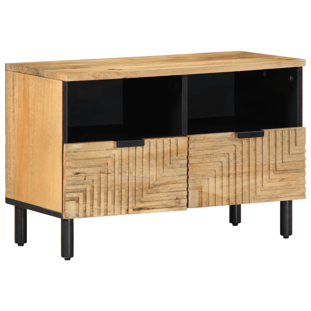 TV Cabinet Brown 70x33x46 cm Solid Wood Mango