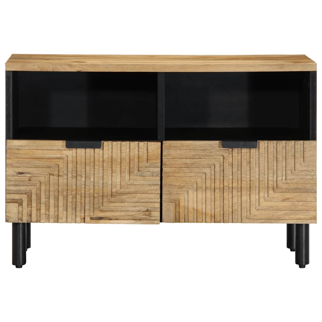 TV Cabinet Brown 70x33x46 cm Solid Wood Mango