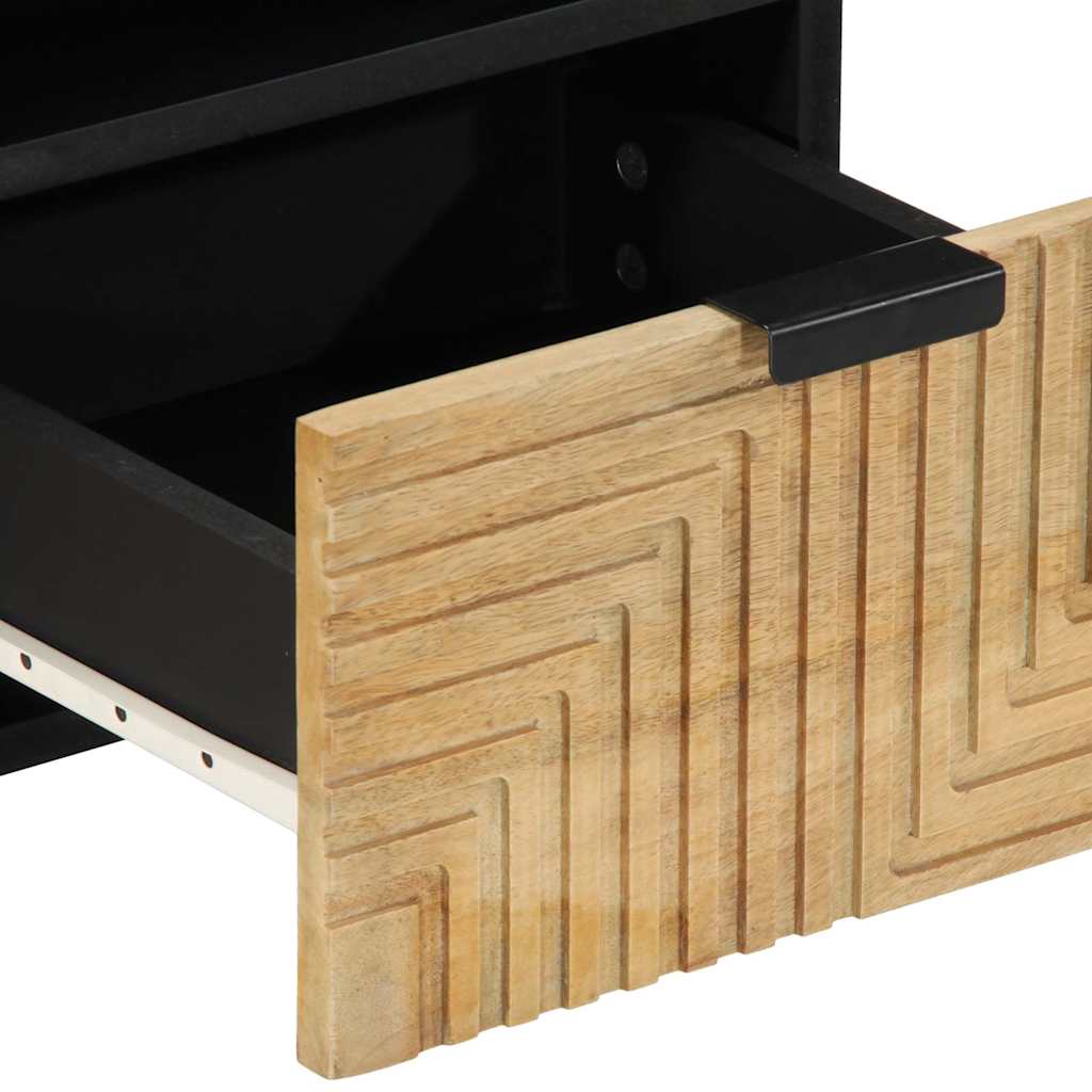 TV Cabinet Brown 70x33x46 cm Solid Wood Mango