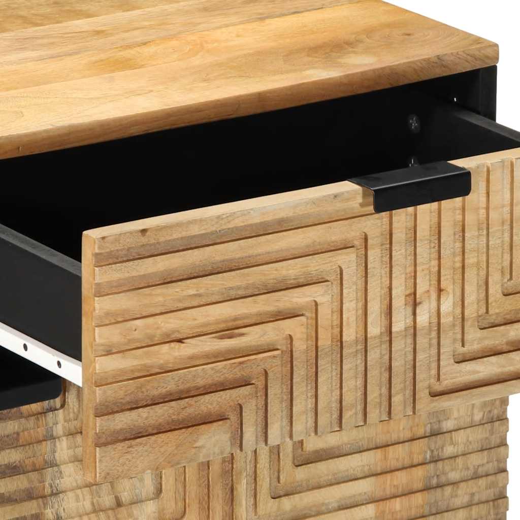 Bedside Cabinet Brown 50x33x60 cm Solid Wood Mango