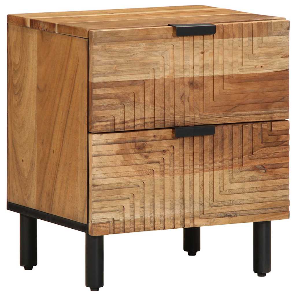 Bedside Cabinet 40x33x46 cm Solid Wood Acacia