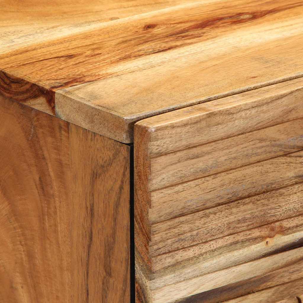 Bedside Cabinet Brown 50 x 33 x 62 cm Solid acacia wood