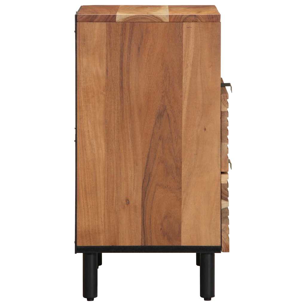 Bedside Cabinet Brown 50 x 33 x 62 cm Solid acacia wood