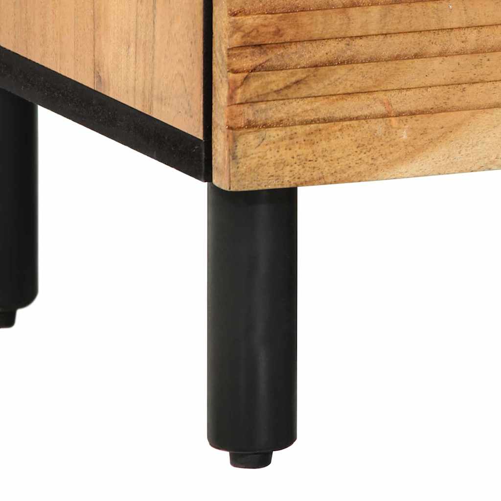 Bedside Cabinet Brown 50 x 33 x 60 cm Solid acacia wood