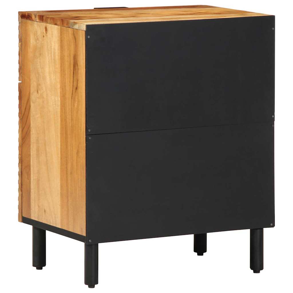 Bedside Cabinet Brown 50 x 33 x 60 cm Solid acacia wood