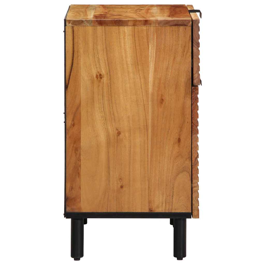 Bedside Cabinet Brown 50 x 33 x 60 cm Solid acacia wood