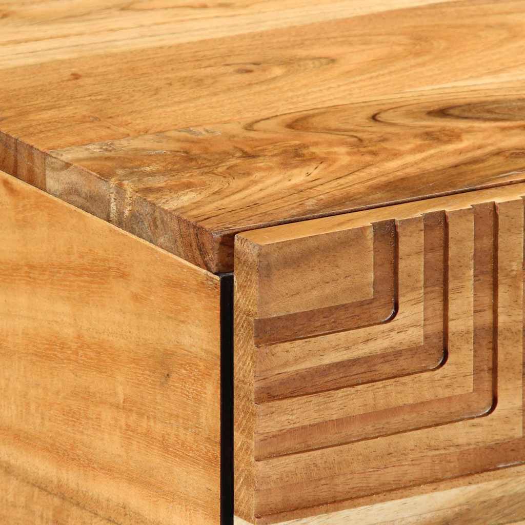 Coffee Table Brown 100 x 54 x 40 cm Solid acacia wood