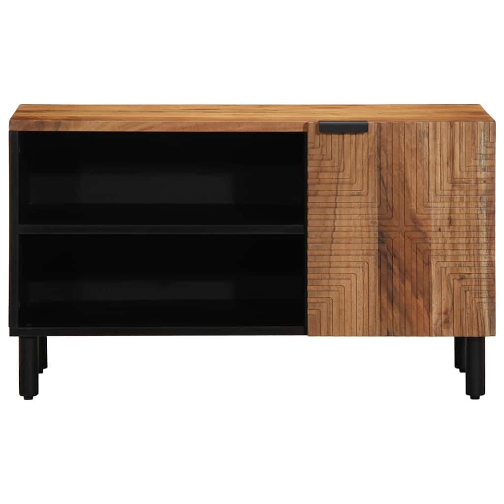 TV Cabinet with Shelf Brown 80 x 31.5 x 46 cm Solid Acacia wood