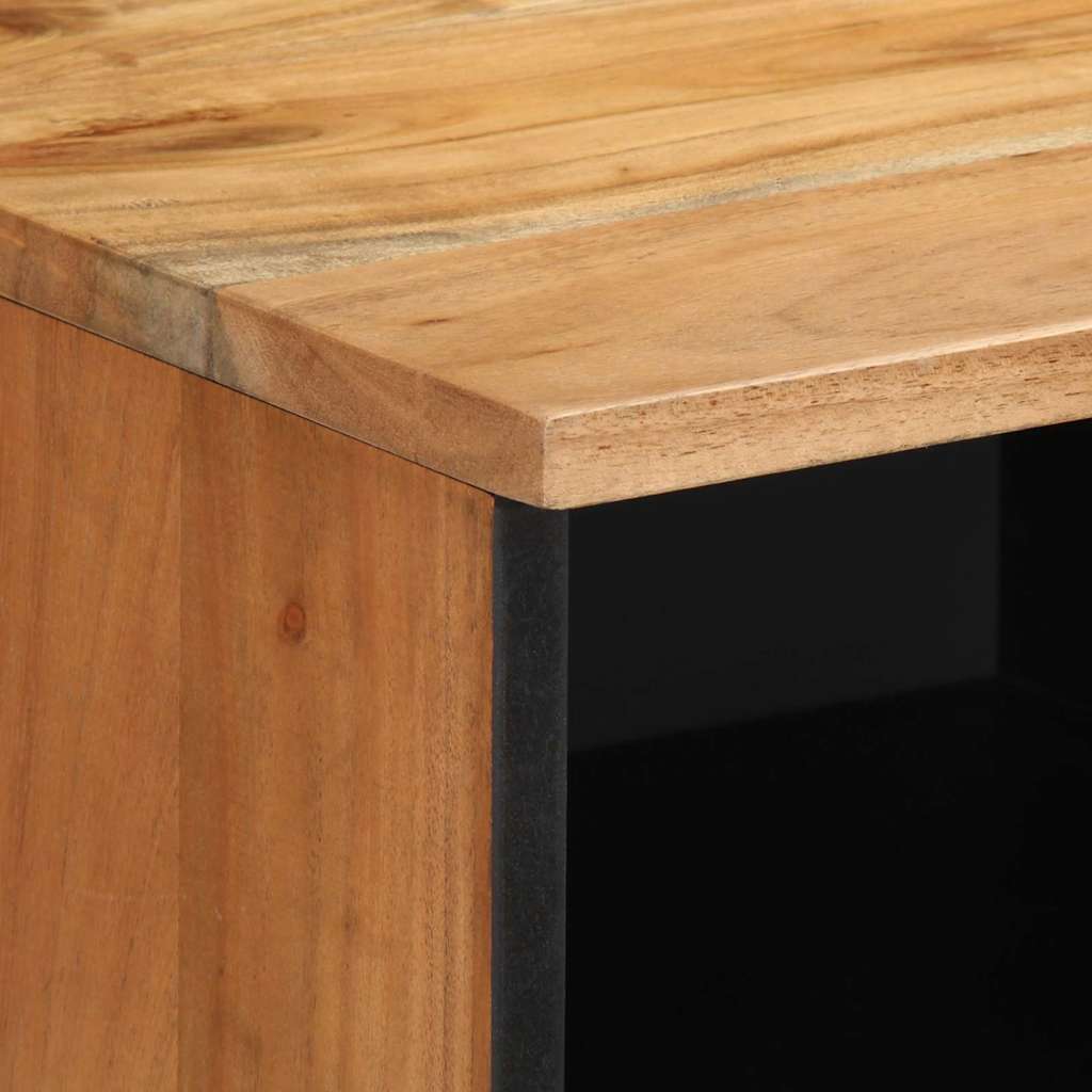 TV Cabinet Brown 100 x 33.5 x 46 cm Solid Acacia wood