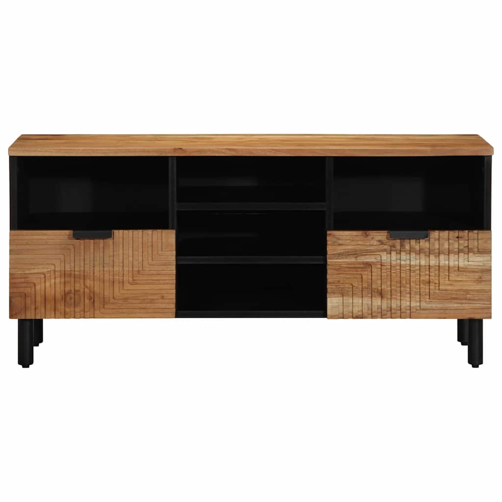 TV Cabinet Brown 100 x 33.5 x 46 cm Solid Acacia wood