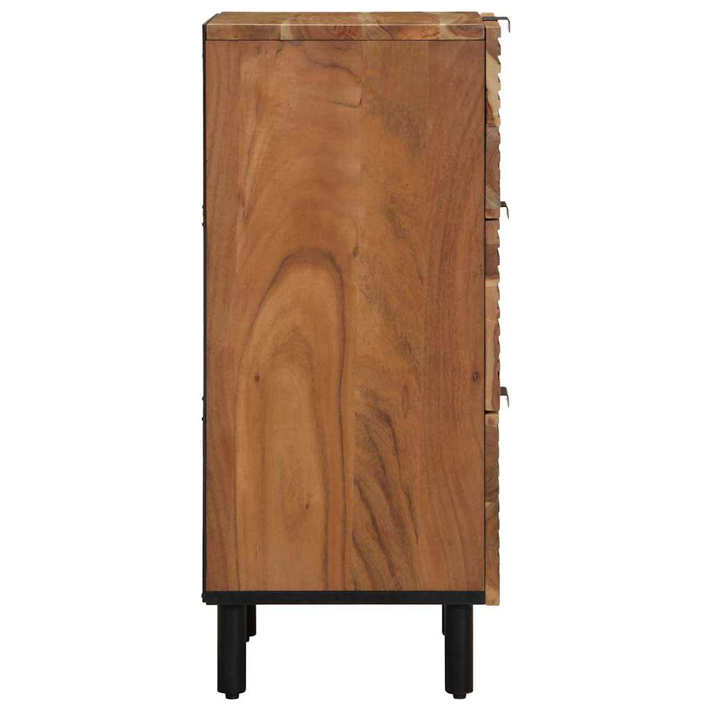 Sideboard with Shelf Brown 40 x 33 x 75 cm Solid Acacia wood