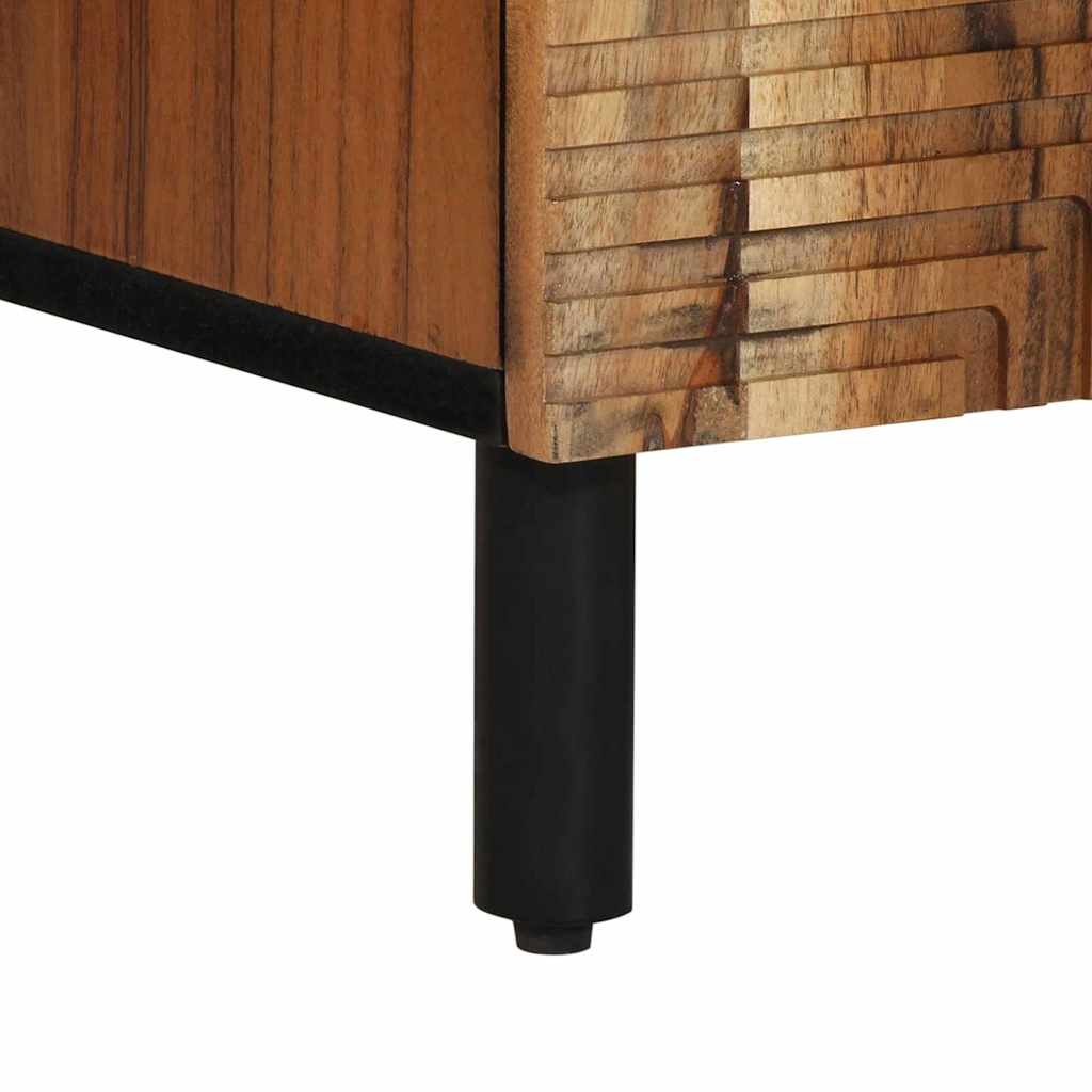 Sideboard with Shelf Brown 60 x 33 x 75 cm Solid Acacia wood