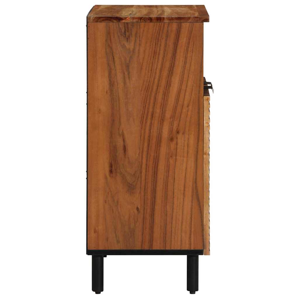 Sideboard with Shelf Brown 60 x 33 x 75 cm Solid Acacia wood