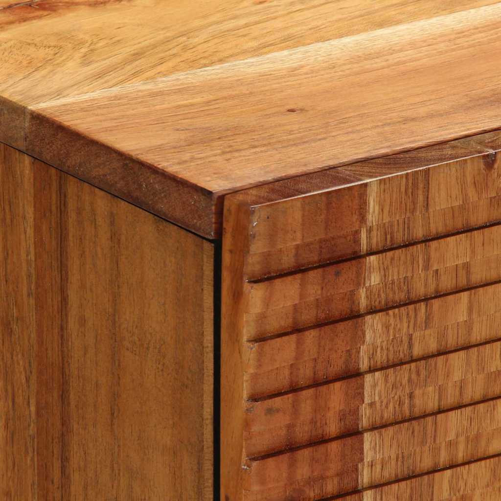 Sideboard with Shelf Brown 60 x 33 x 75 cm Solid Acacia wood