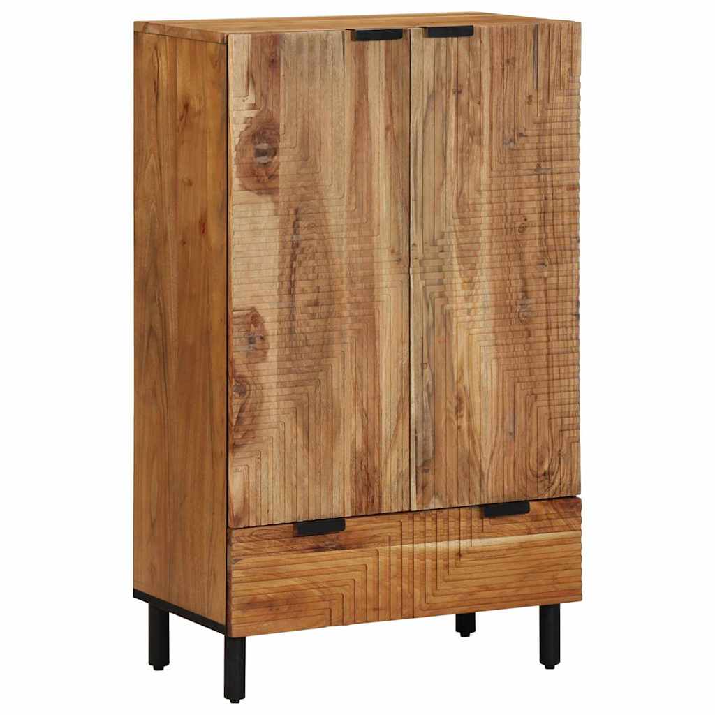 Highboard with Shelf Brown 60 x 33 x 100 cm Solid Acacia wood