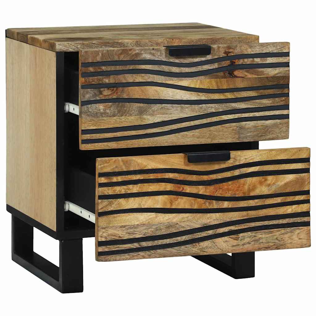 Bedside Cabinet Brown 40 x 33 x 46 cm Solid mango wood