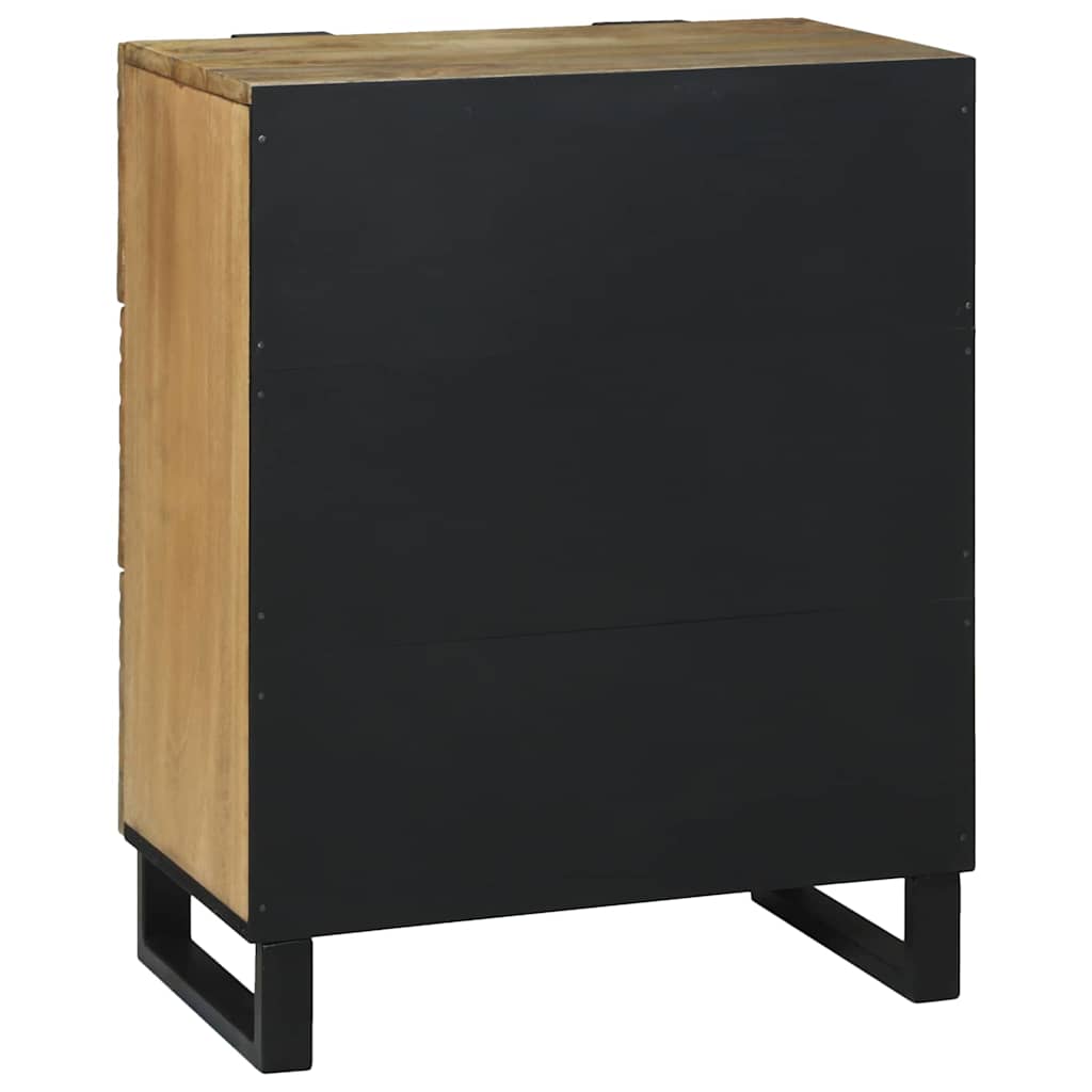 Sideboard with Drawer Brown 60 x 33.5 x 75 cm Solid Mango wood