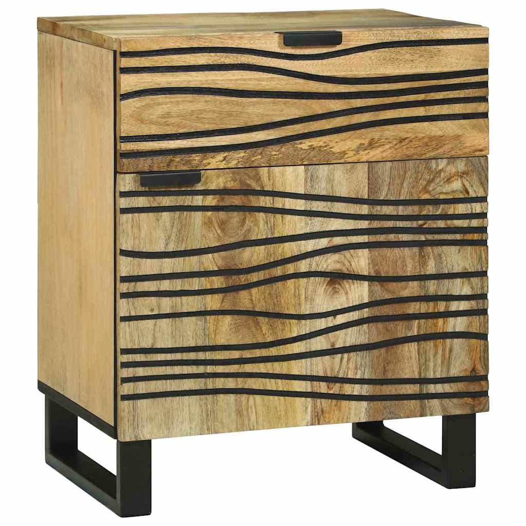 Bedside Cabinet Brown 50 x 33 x 60 cm Solid mango wood
