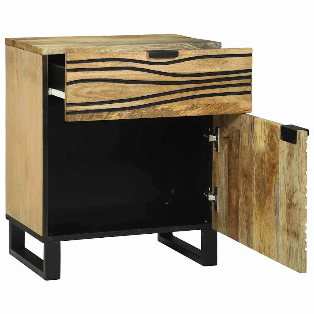 Bedside Cabinet Brown 50 x 33 x 60 cm Solid mango wood