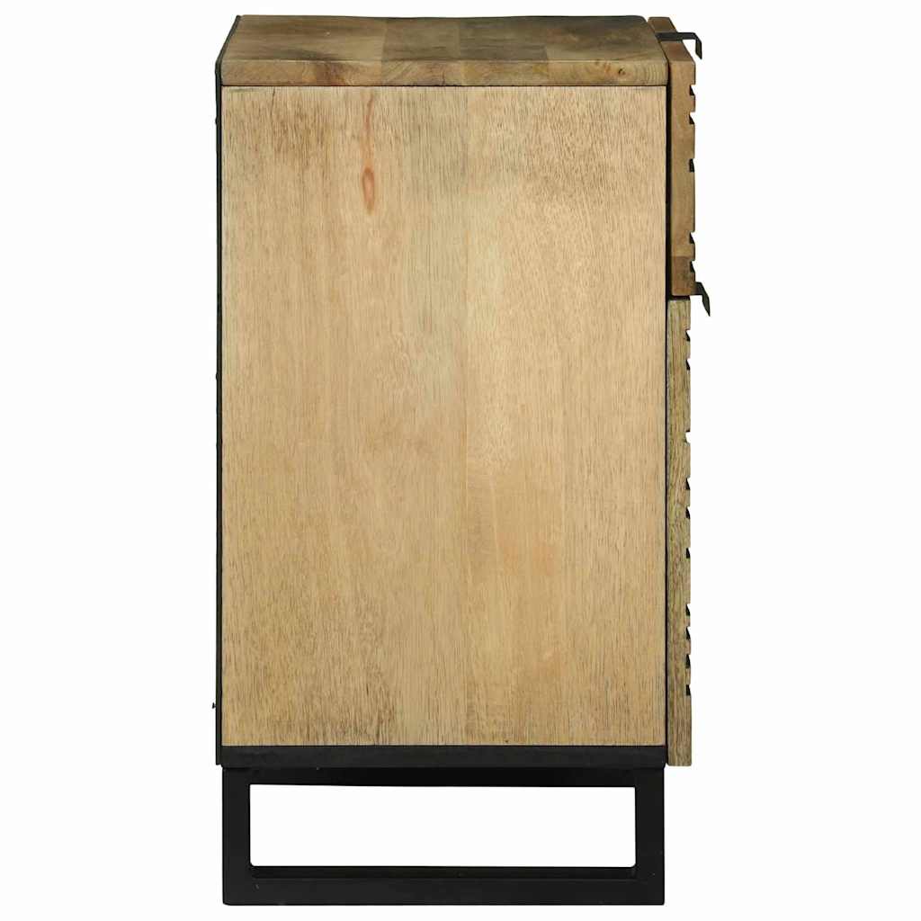 Bedside Cabinet Brown 50 x 33 x 60 cm Solid mango wood