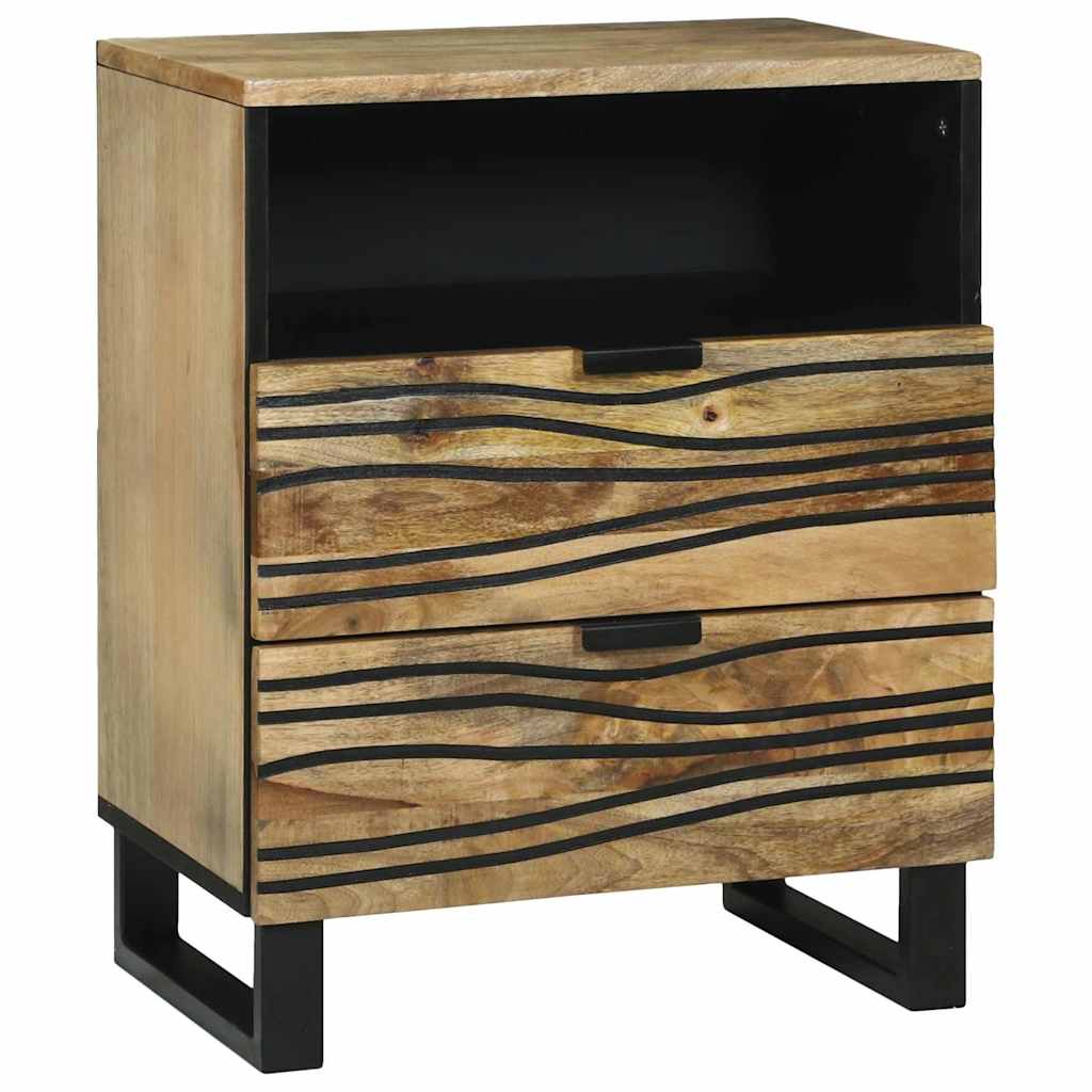 Bedside Cabinet Brown 50 x 33 x 60 cm Solid mango wood