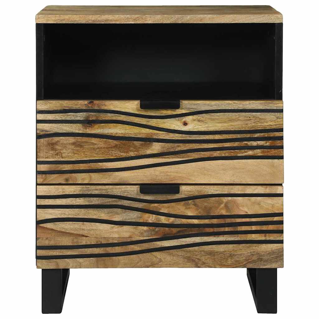 Bedside Cabinet Brown 50 x 33 x 60 cm Solid mango wood